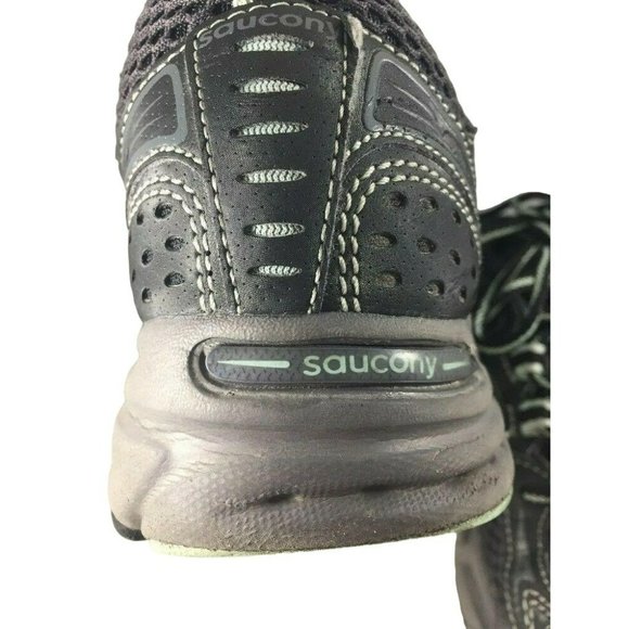 Saucony Grid Terrain Womens 15102-2 Running Shoe Size 6 Black Sneakers Athletic - Picture 3 of 12